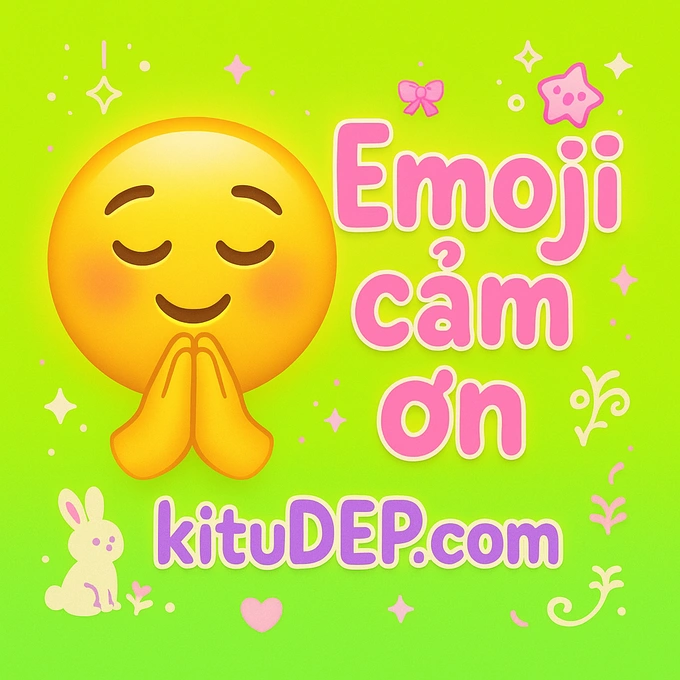Emoji cảm ơn