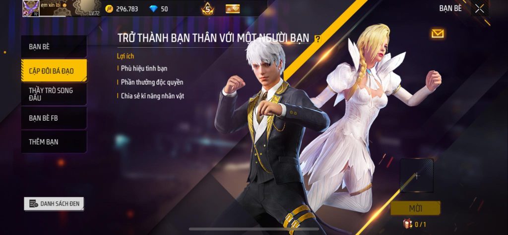 Chèn nhiều khoảng trống FF vào nhiều vị trí để được tên dấu cách dài.