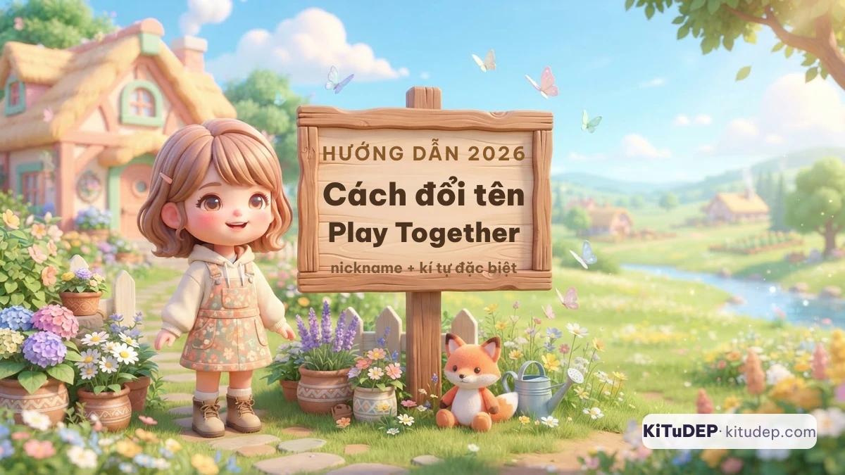 Cách đổi tên nhân vật Play Together bằng kí tự đặc biệt