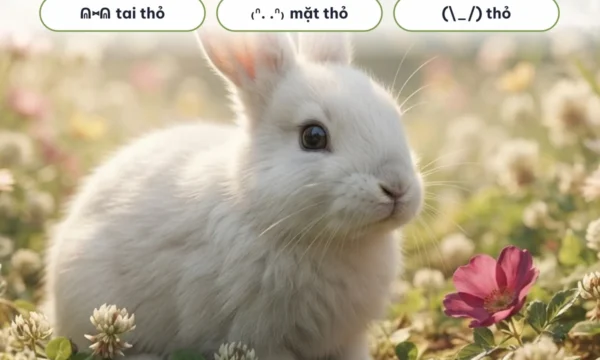Kí Tự Thỏ 🐰 — Kí Tự Tai Thỏ, Con Thỏ Dễ Thương